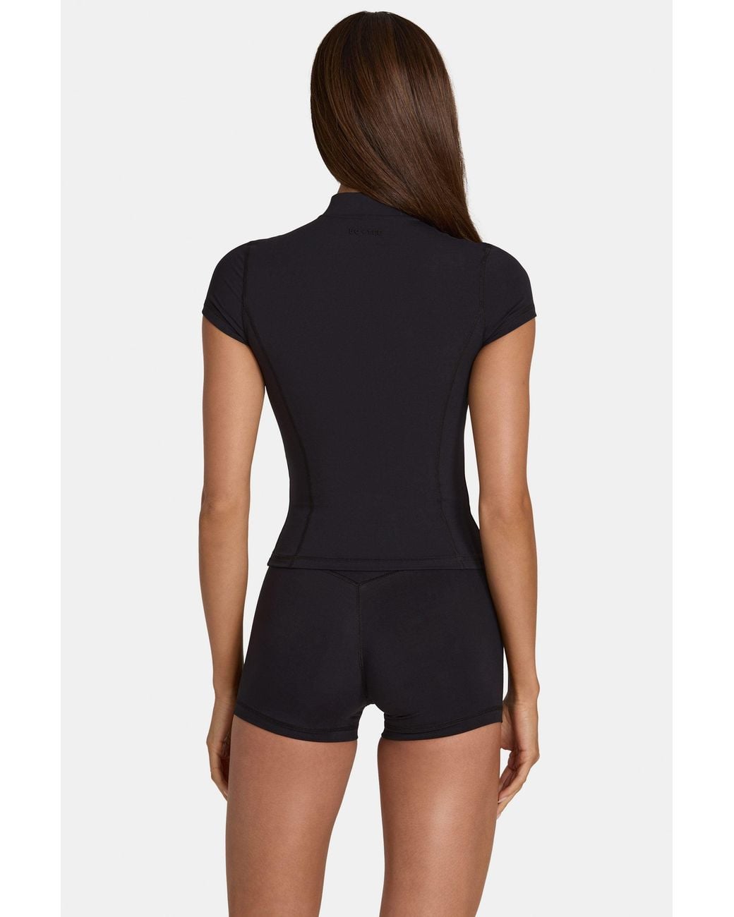 BO+TEE Black Soft Active Zip-Up Top