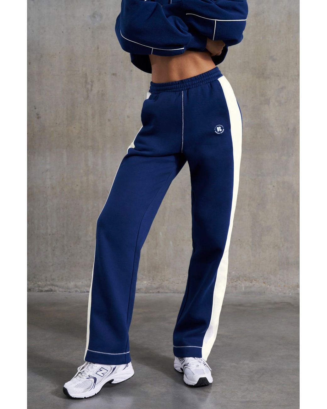 BO+TEE Blue Wide Leg Sweatpants