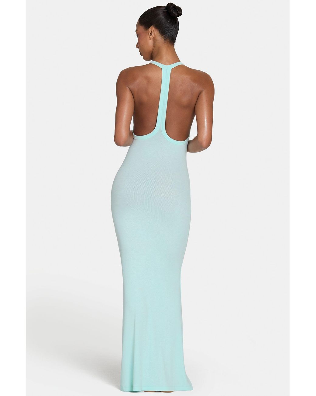 BO+TEE Green Buttercloud Maxi Dress