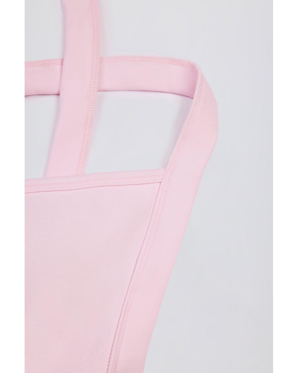 BO+TEE Pink Super Sculpt Seamless Crossback Sports Bra