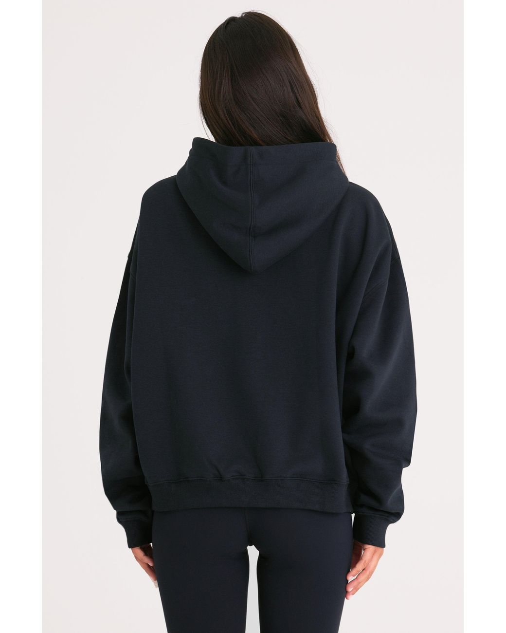 BO+TEE Black Oversized Hoodie