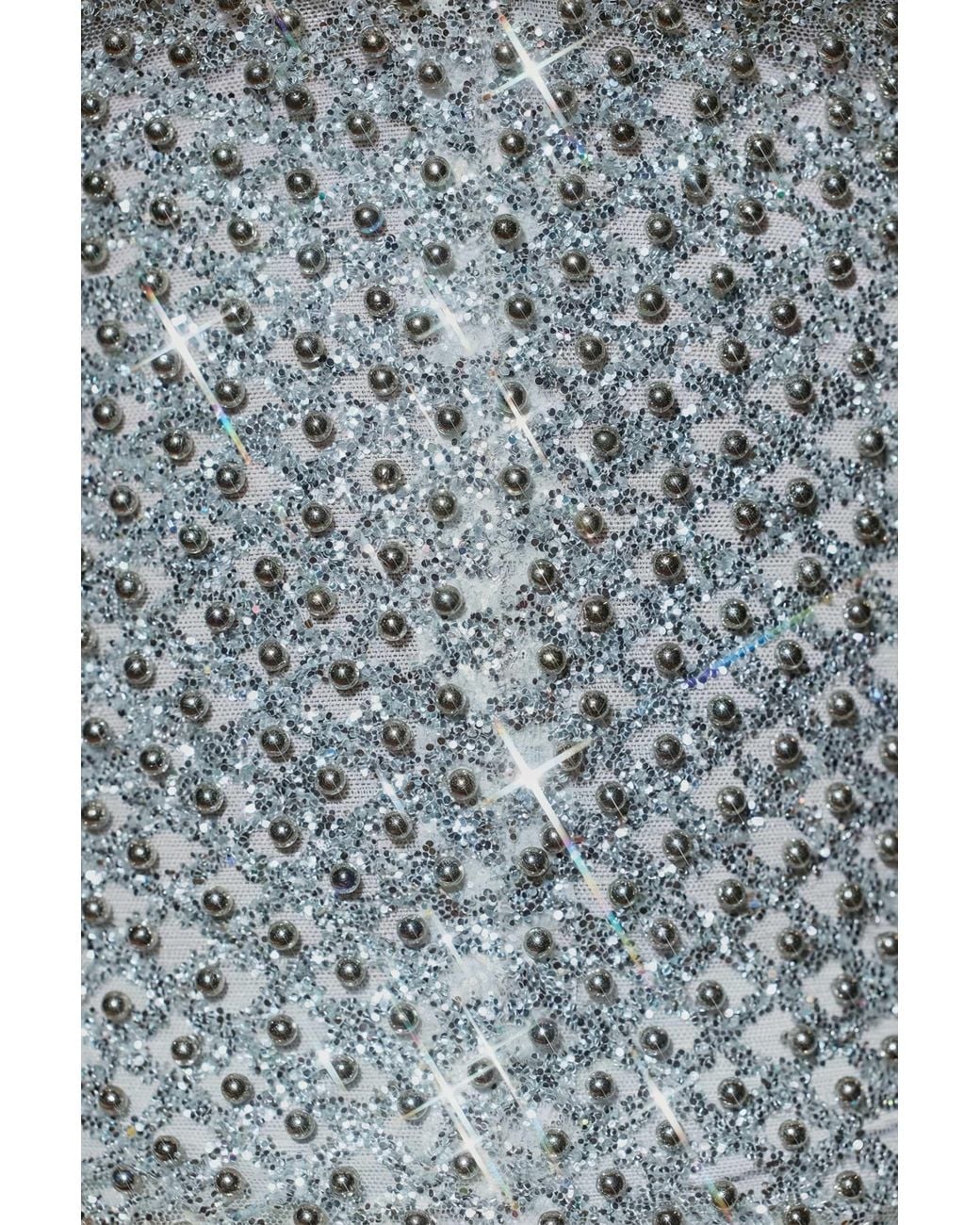 Oh Polly Metallic Ruched Mid-Rise Mini Skirt