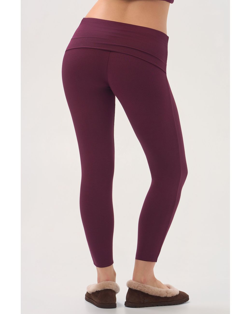 BO+TEE Purple Buttercloud 7/8 Leggings