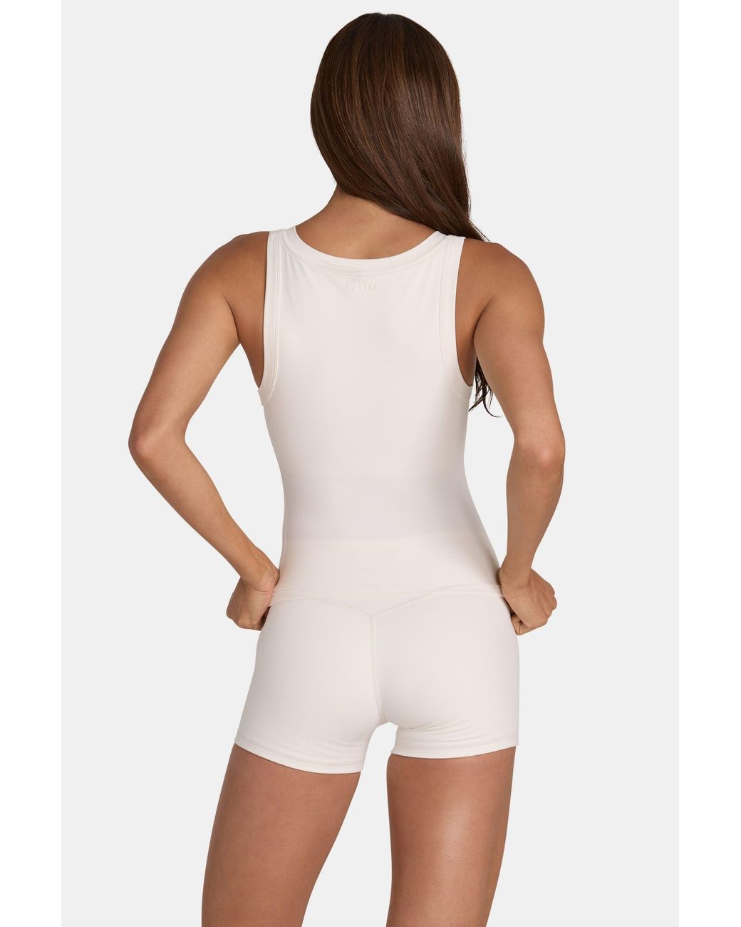 BO+TEE White Soft Active Tank Top