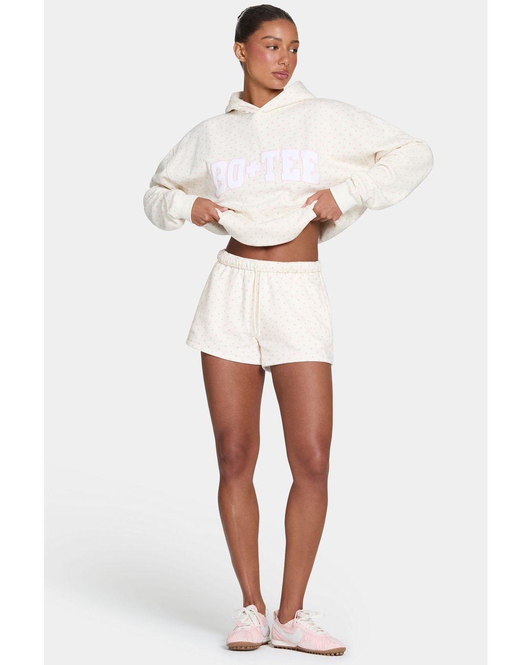 BO+TEE Pink Sweat Shorts