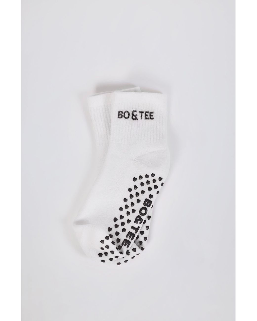 BO+TEE White Pilates 3-Pack Socks Bundle