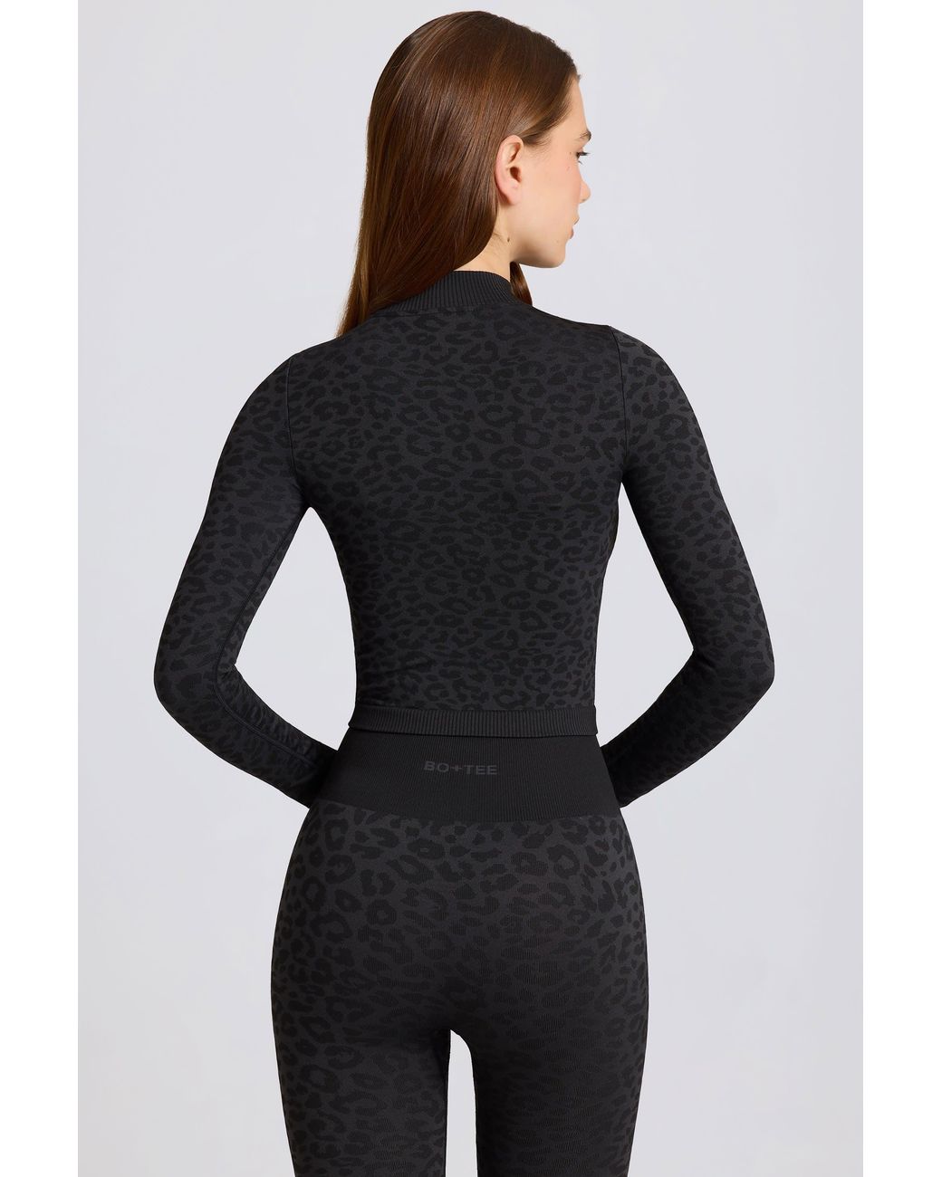 BO+TEE Black Thermal Long Sleeve Top