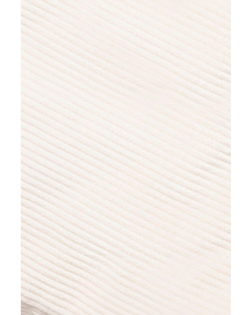 BO+TEE White Corduroy Bow Tote Bag