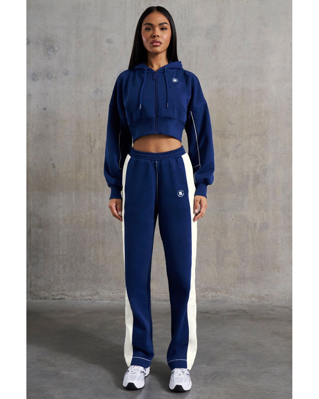 BO+TEE Blue Wide Leg Sweatpants