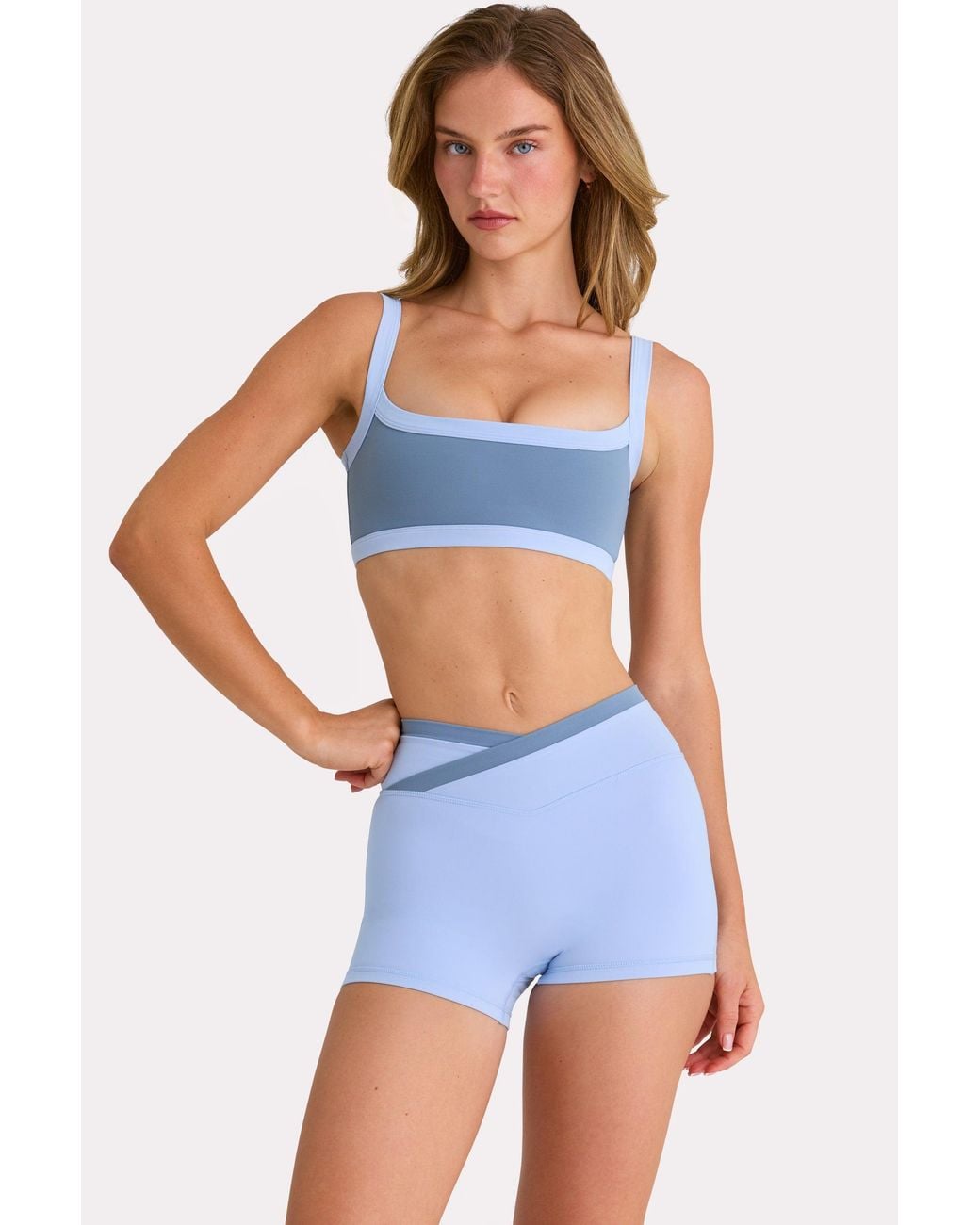 BO+TEE Blue Soft Active Shorts