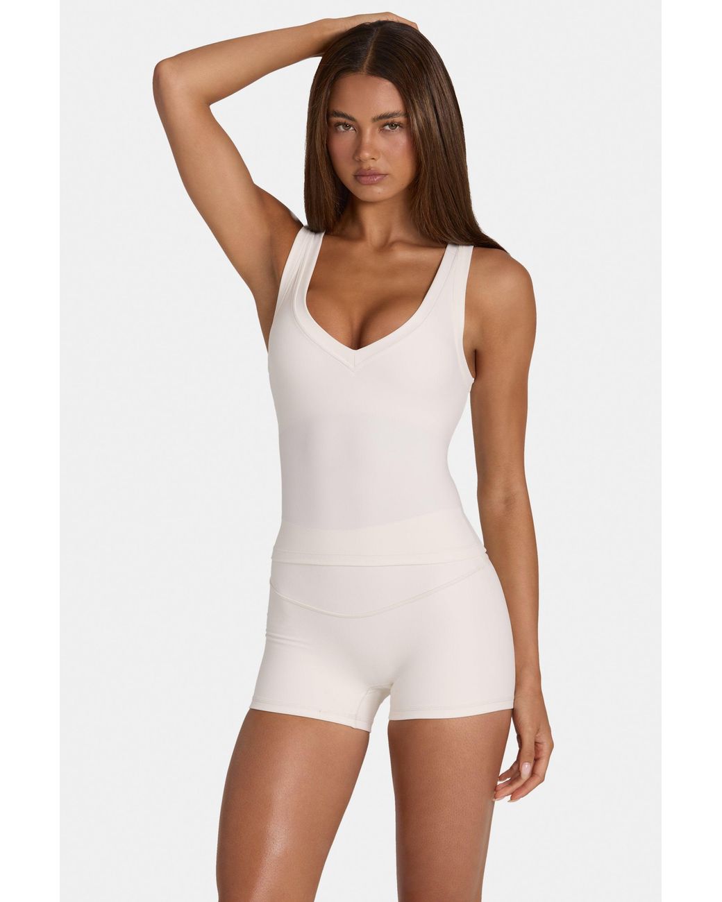 BO+TEE White Soft Active Tank Top