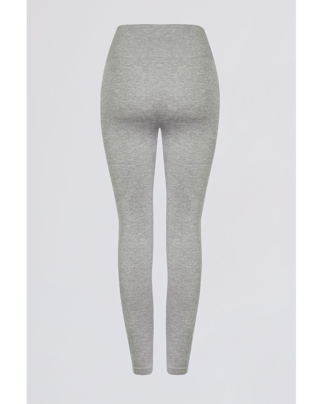 BO+TEE Gray Super Sculpt Seamless High-Waist Leggings