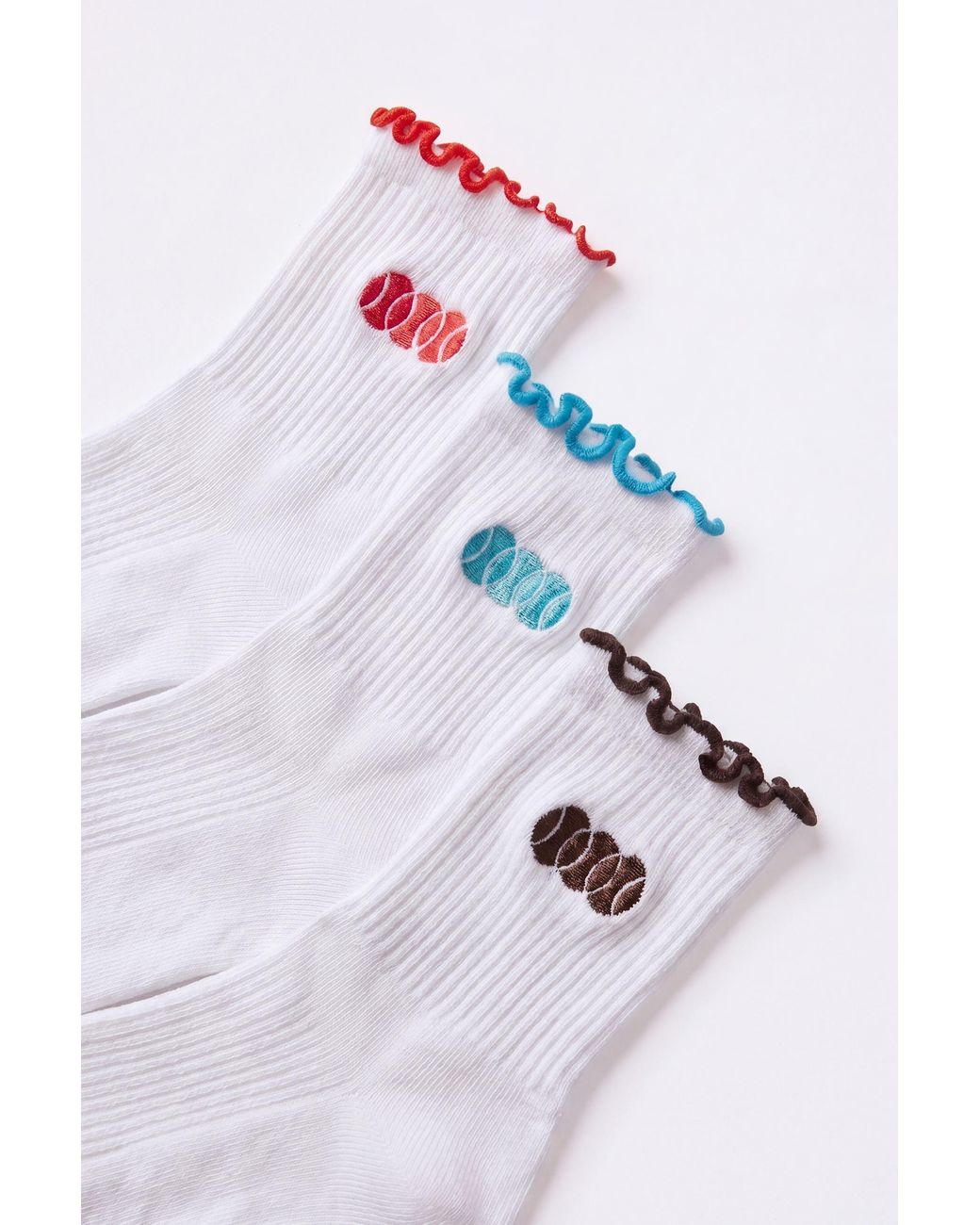 BO+TEE White 3-Pack Socks Bundle
