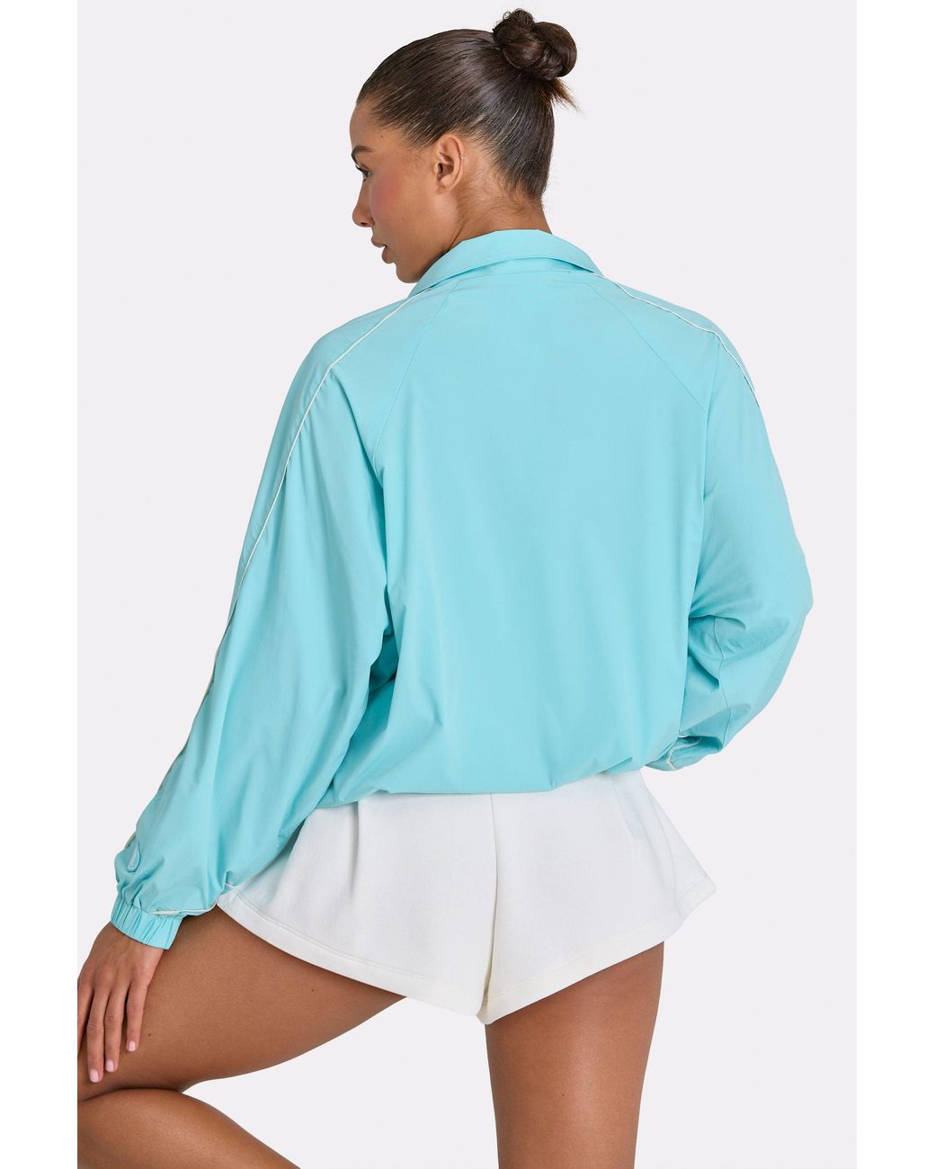BO+TEE Blue Oversized Track Jacket