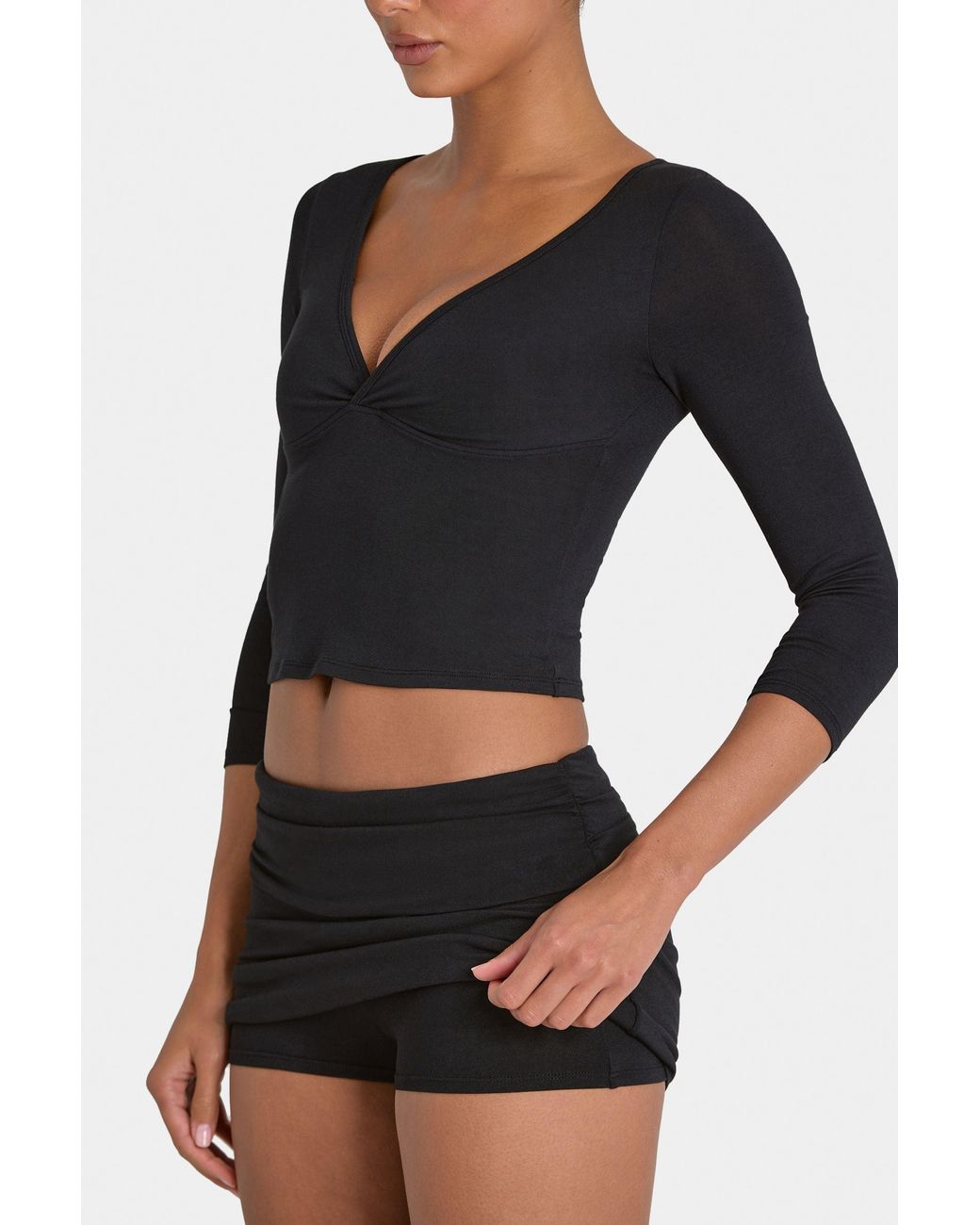 BO+TEE Black Buttercloud Skort
