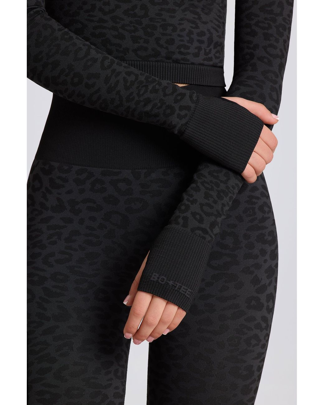 BO+TEE Black Thermal Long Sleeve Top