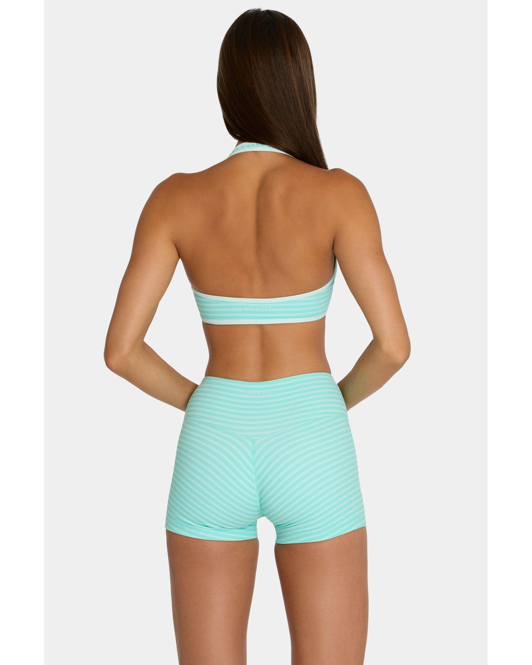 BO+TEE Blue Soft Active Reversible Sports Bra