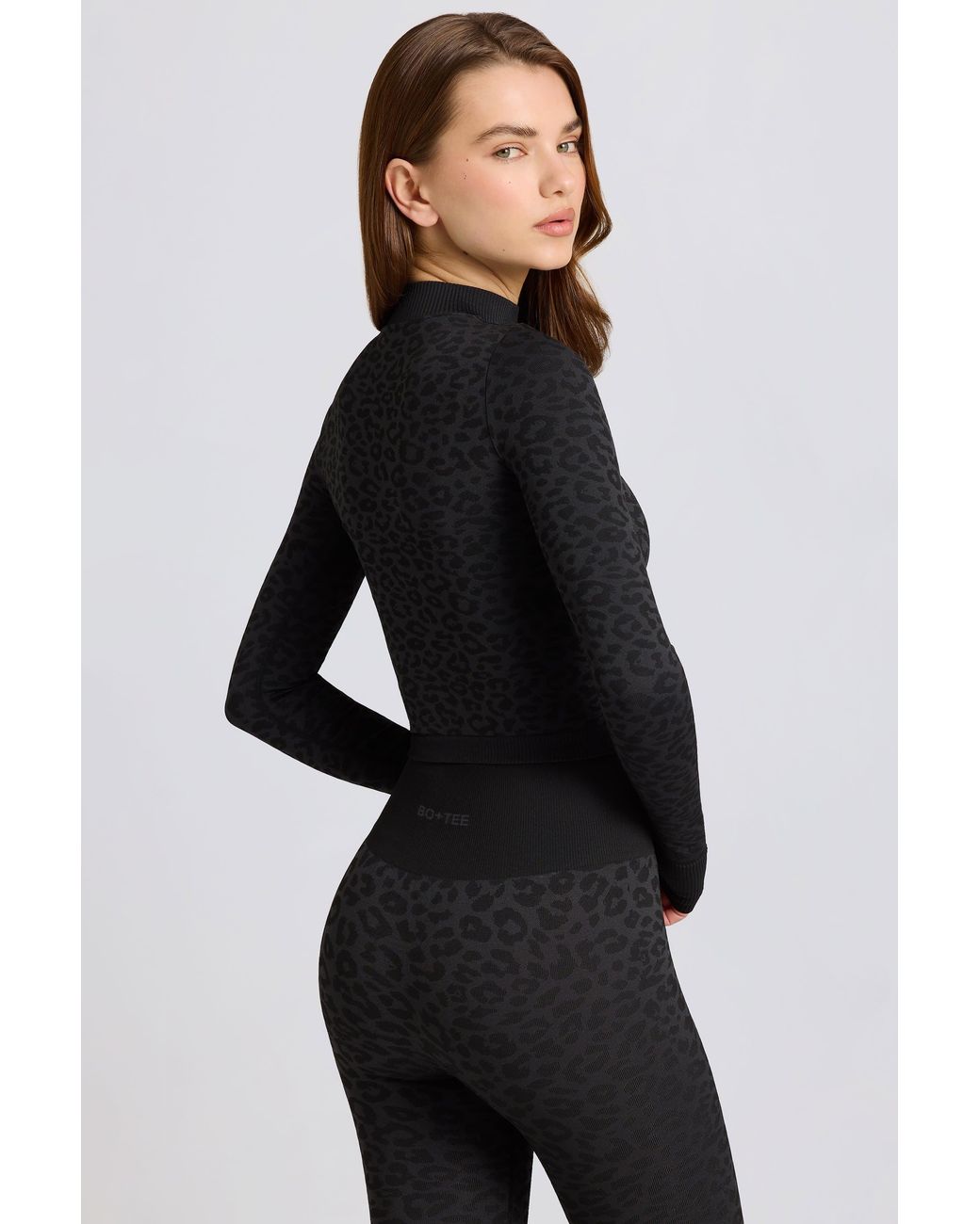 BO+TEE Black Thermal Long Sleeve Top