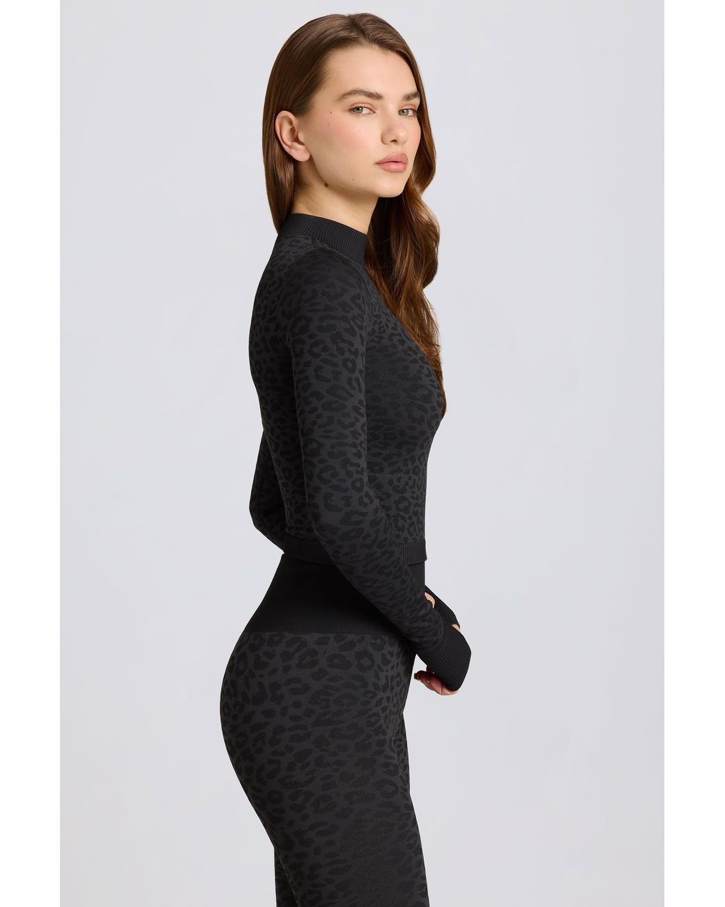 BO+TEE Black Thermal Long Sleeve Top
