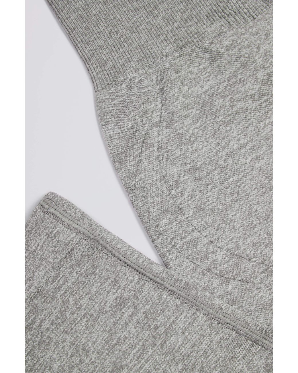 BO+TEE Gray Super Sculpt Seamless High-Waist Leggings