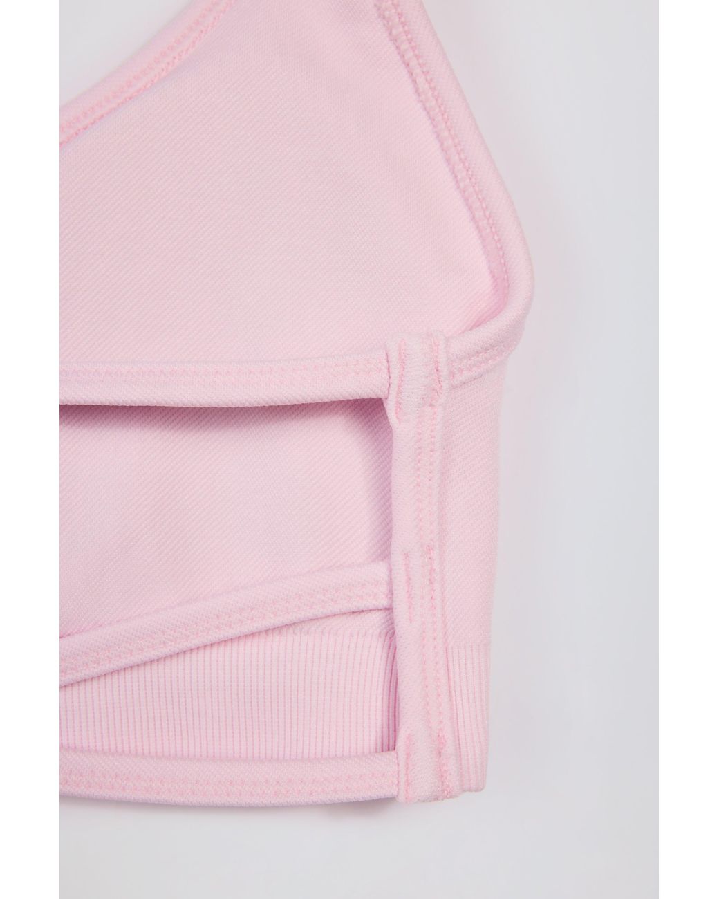 BO+TEE Pink Super Sculpt Seamless Backless Sports Bra