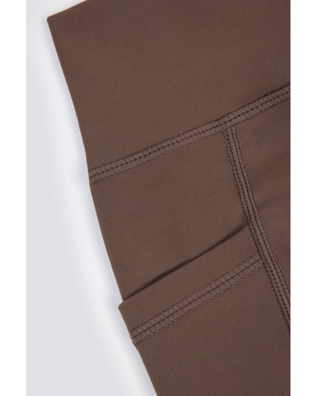 BO+TEE Brown Soft Active Full-Length Leggings