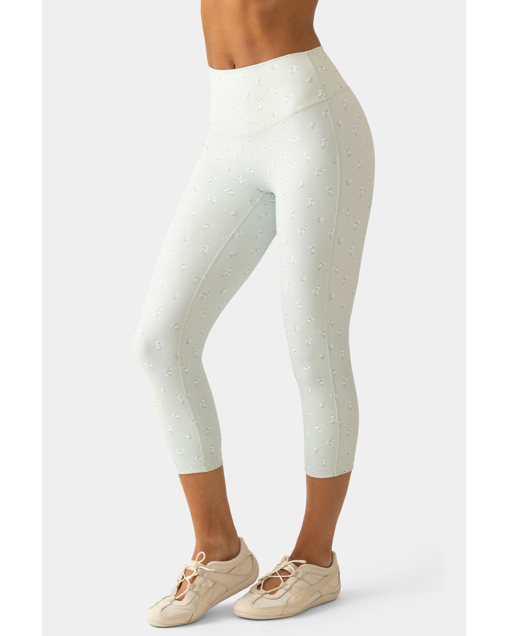 BO+TEE Green Soft Active Capri Leggings