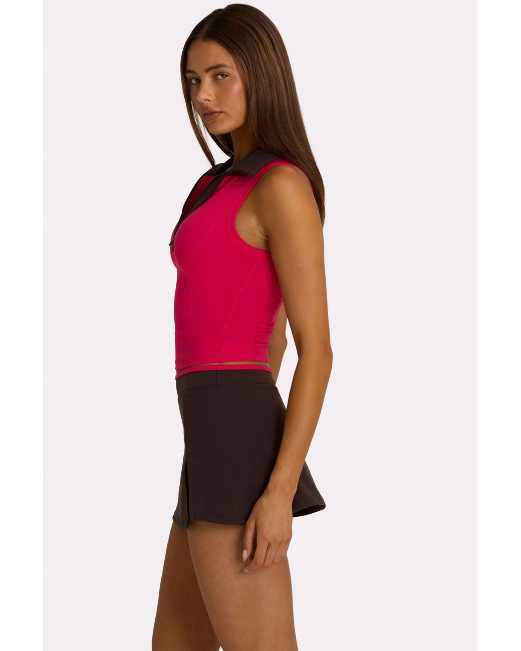 BO+TEE Brown Soft Active Mini Skort