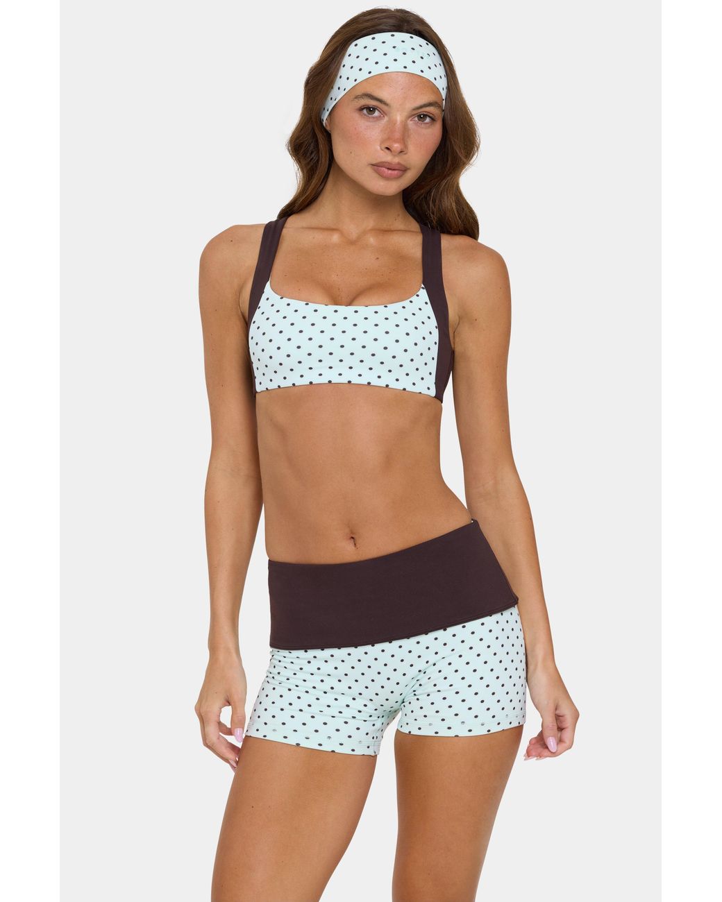 BO+TEE Green Soft Active Medium-Impact Sports Bra