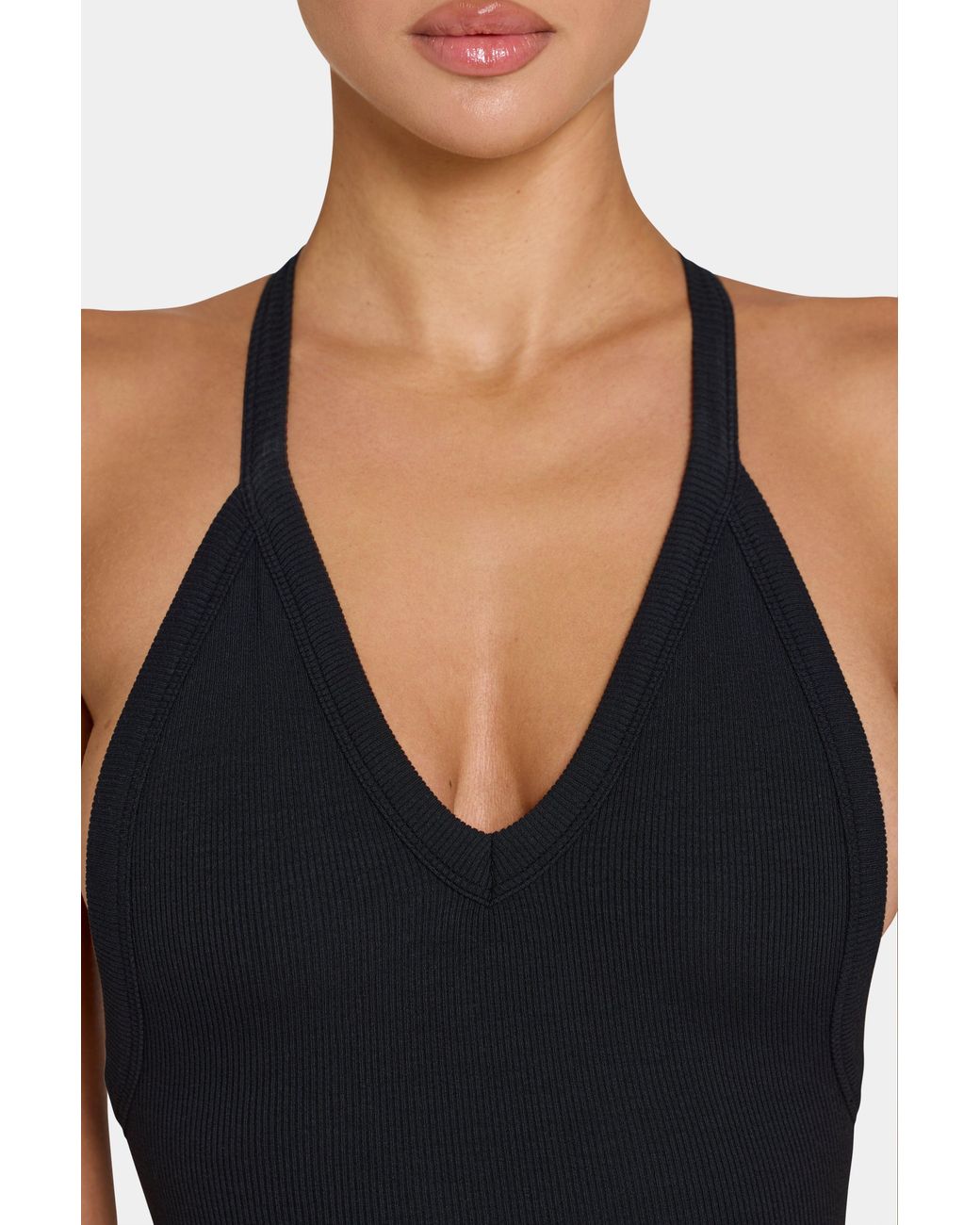 BO+TEE Black Buttercloud Capri Jumpsuit