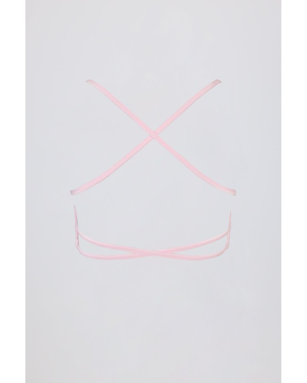 BO+TEE Pink Super Sculpt Seamless Backless Sports Bra