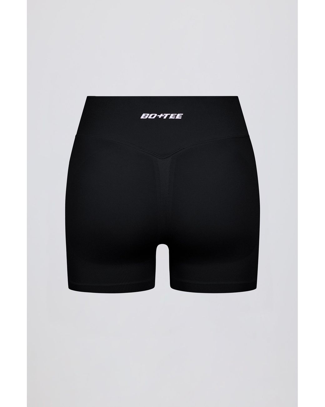 BO+TEE Black Define Luxe Mini Shorts