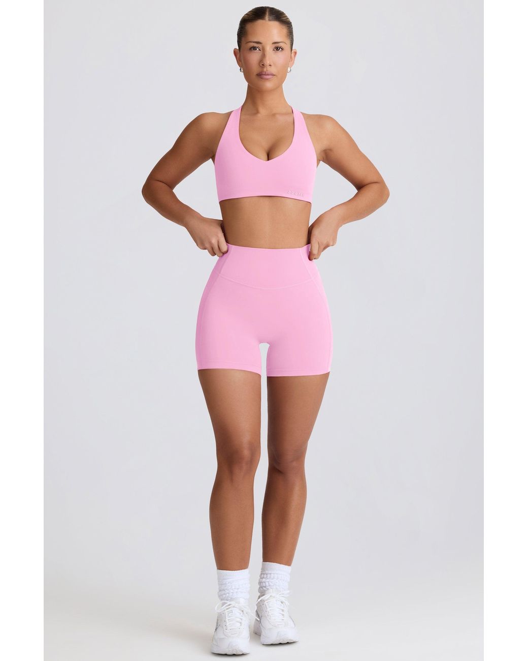 BO+TEE Pink Soft Active Mini Shorts