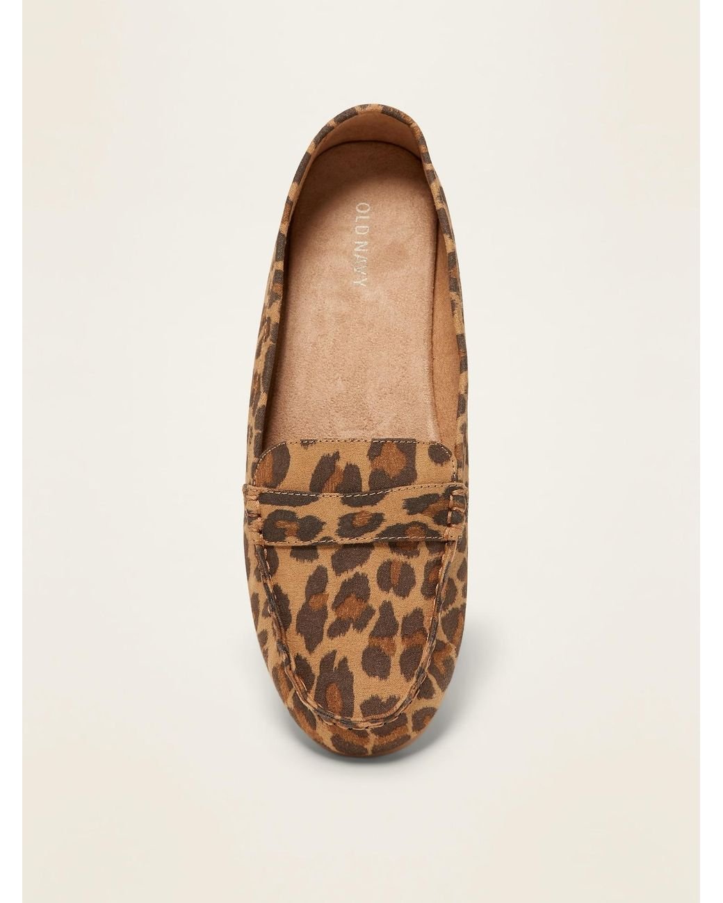 old navy leopard loafers