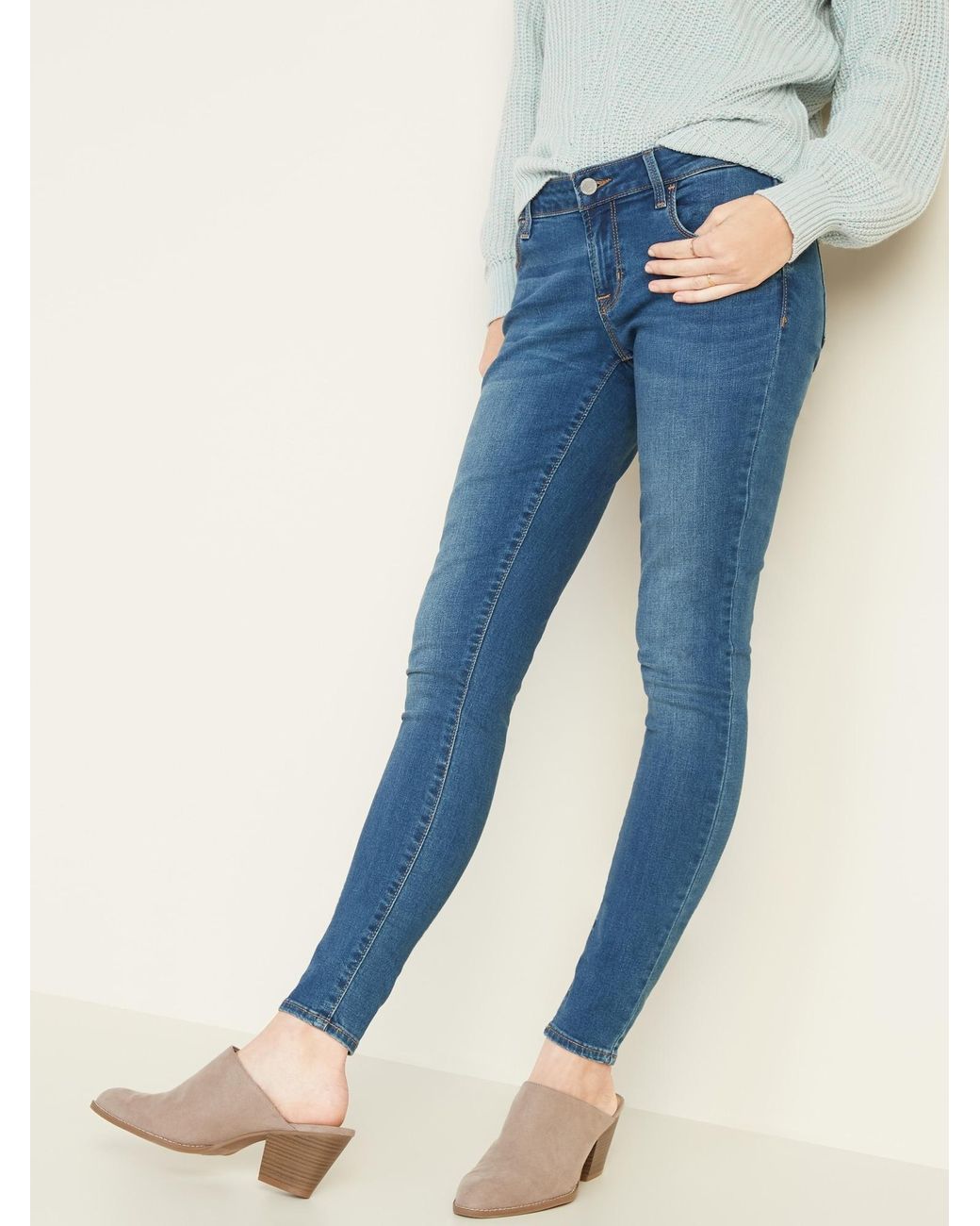 mid rise rockstar super skinny jeans