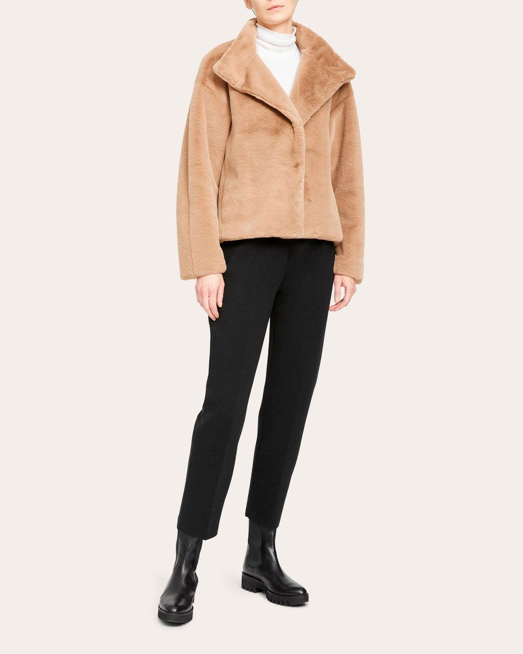 Aspen Offset Faux Fur Jacket 