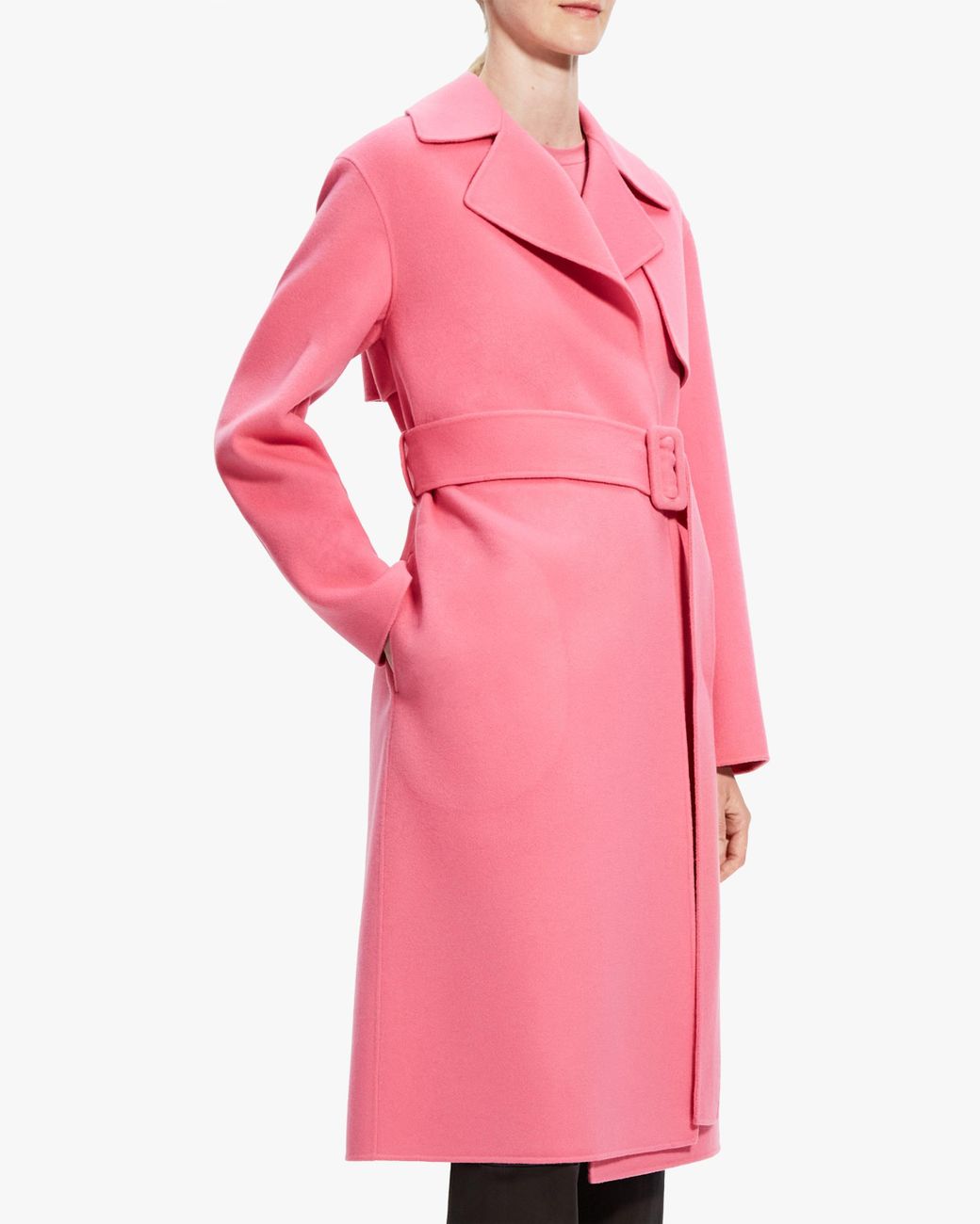 Oversized Wrap Trench Coat 