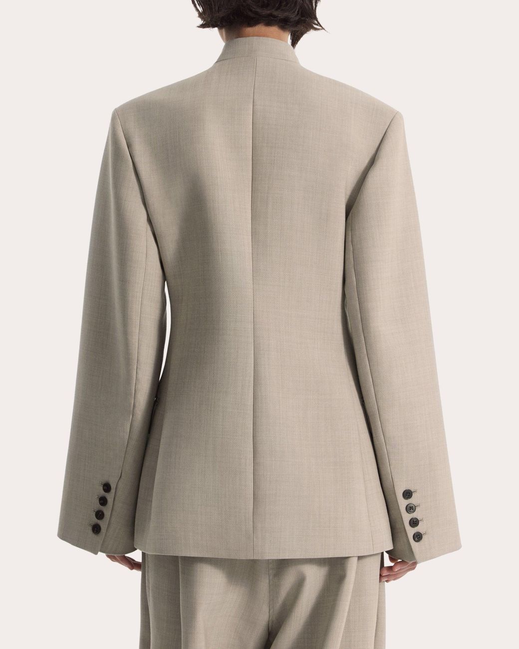 Co. Natural Wool Mélange 'Sllarless Blazer