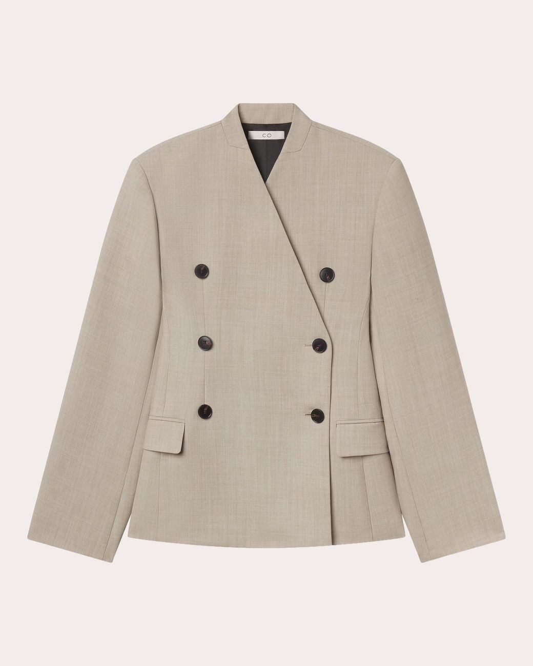 Co. Natural Wool Mélange 'Sllarless Blazer