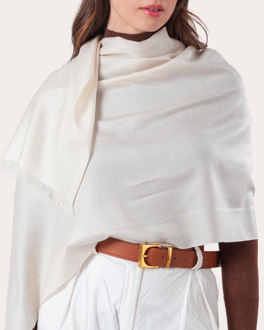 Esterah Natural Wool Scarf