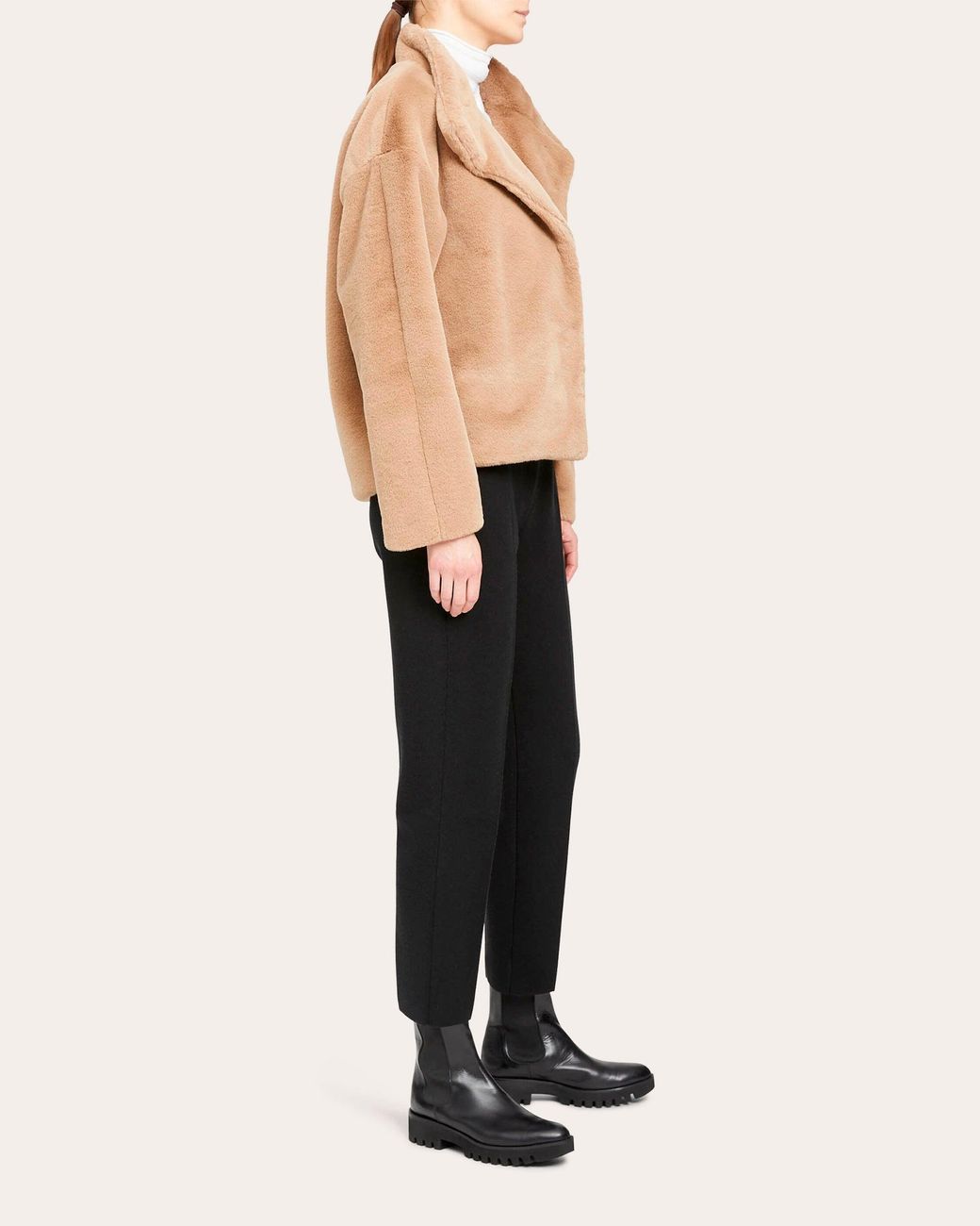 Aspen Offset Faux Fur Jacket 