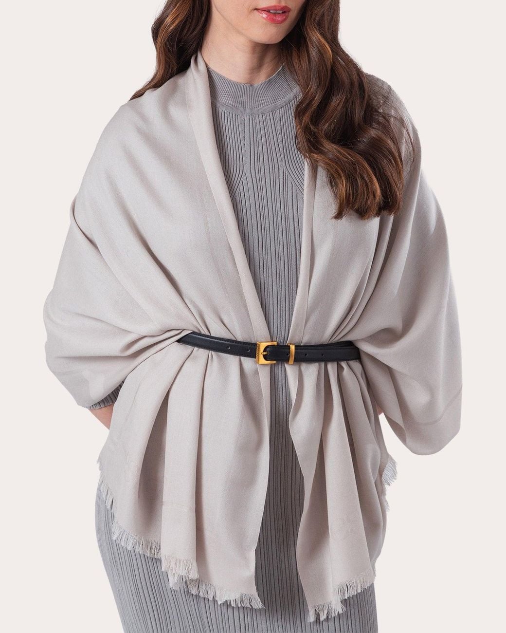 Esterah Natural Wool Scarf
