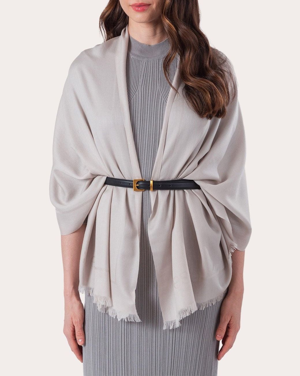 Esterah Natural Wool Scarf
