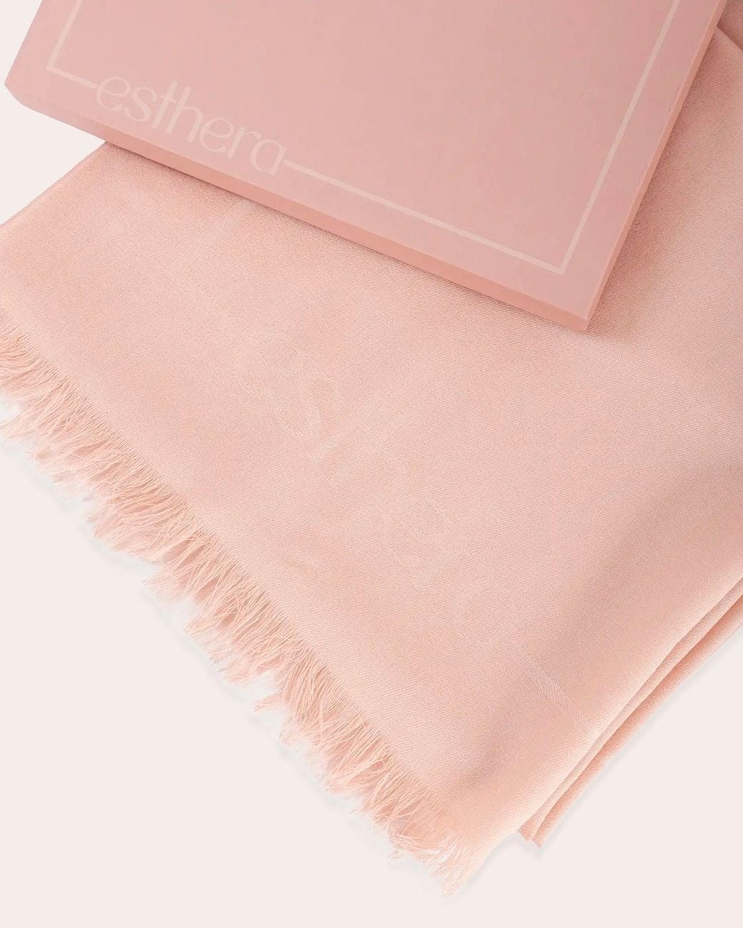 Esterah Pink Wool Scarf