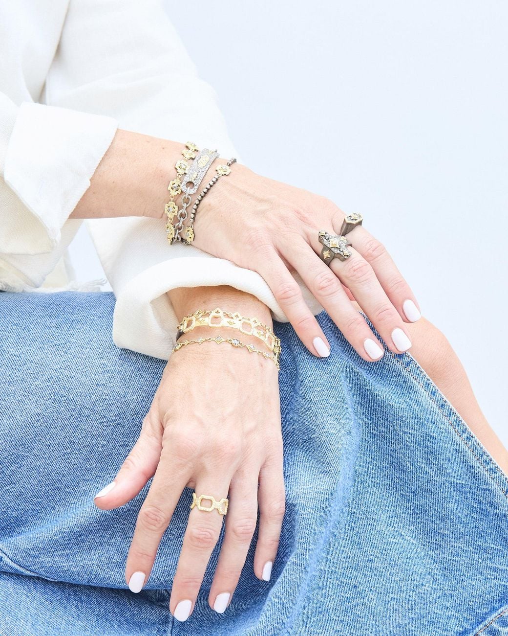 Armenta Natural Diamond & 18K Two-Tone Bracelet