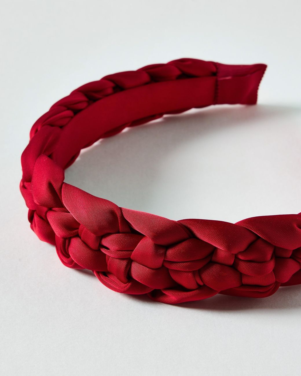 Oliver Bonas Red Eaton Plait Headband