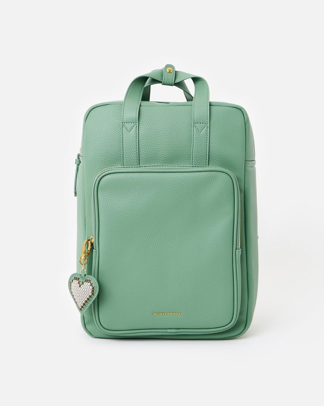 Oliver Bonas Green Mami Sage Backpack