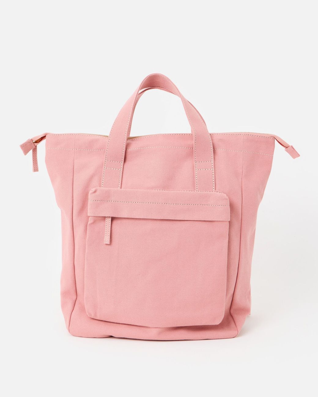 Oliver Bonas Pink Alma Canvas Backpack