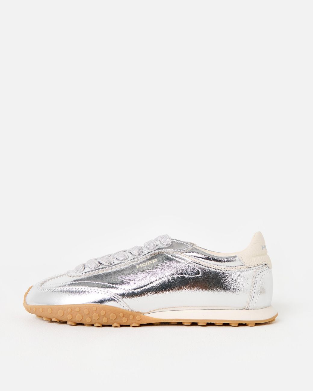 HOFF White Bridge Metallic Trainers, Size 3