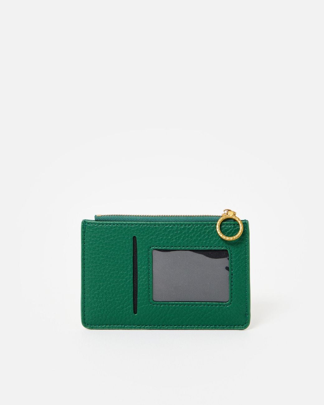 Oliver Bonas Green Rowan Zipped Card Holder